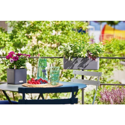 Lechuza CUBE Color Triple All-in-One Set: Palaszürke