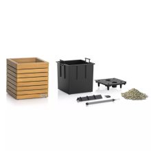 Lechuza PALO Natural Wood 35 low eucalyptus wood 35x37 cm