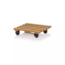 Lechuza Natural Wood coasters 28 square eucalyptus wood 28x28x7 cm