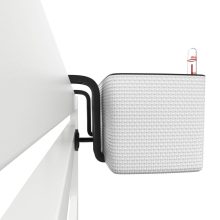 Lechuza CUBE Color Triple All-in-One Set: Sand Brown