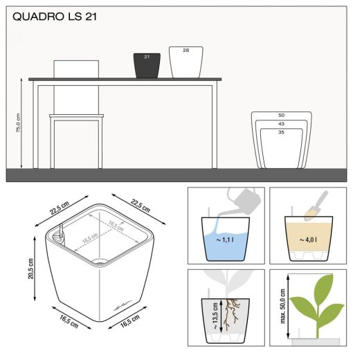Lechuza Quadro Premium LS 21: Skarlát