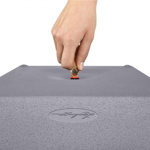 Lechuza CANTO Stone Tower All-in-One Set: 30x30x56 cm Grafit