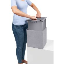 Lechuza CANTO Stone All-in-One Set: 30x30x30 cm Szürke