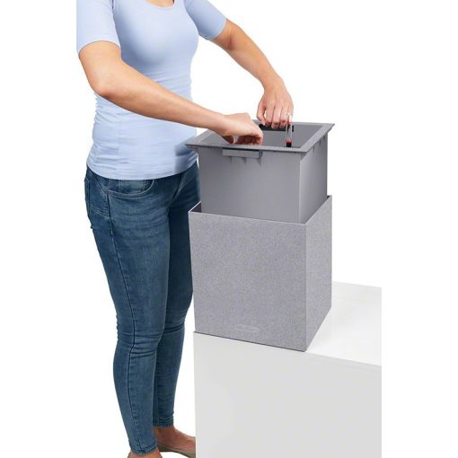 Lechuza CANTO Stone All-in-One Set: 30x30x30 cm Szürke