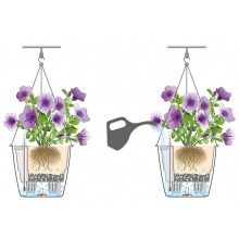 NIDO Cottage kiemelhető belsővel és önöntöző készlettel: Fehér