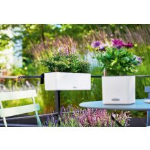 Lechuza CUBE Color Triple All-in-One Set: Fehér