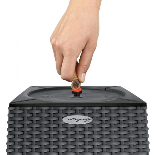 Lechuza CUBICO Cottage 40 kiemelhető belsővel és önöntöző készlettel: Fehér