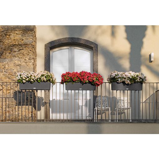 Lechuza BALCONERA Cottage 80 önöntöző készlettel:  Fehér