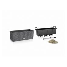 Lechuza BALCONERA Cottage 50 önöntöző készlettel:  Mokka