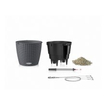 NIDO Cottage kiemelhető belsővel és önöntöző készlettel Mokka