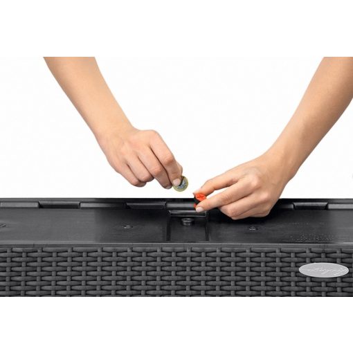 Lechuza TRIO Cottage 40 kiemelhető belsővel és önöntöző készlettel: Sand Brown