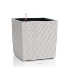 Lechuza CUBE Cottage 40 önöntöző készlettel: Light Gray