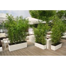 Lechuza TRIO Cottage 30 kiemelhető belsővel és önöntöző készlettel:  Fehér