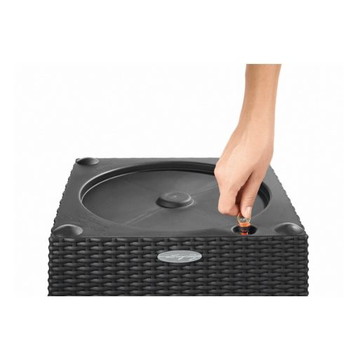 Lechuza CUBE Cottage 30 önöntöző készlettel:  Mokka