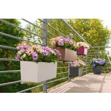 Lechuza Balconera Color 80 kiemelhető belsővel és önöntöző készlettel Fehér