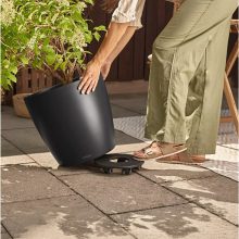 Lechuza Classico Color 50 Matt Önöntöző készlettel Palaszürke 