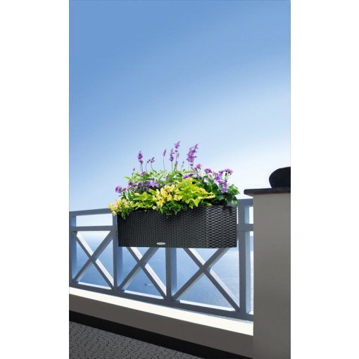 Lechuza BALCONERA Cottage 80 önöntöző készlettel:  Mokka