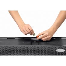 Lechuza TRIO Cottage 40 kiemelhető belsővel és önöntöző készlettel:  Gránit