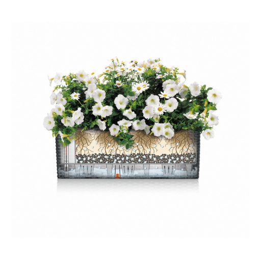 Lechuza BALCONERA Cottage 50 önöntöző készlettel: Fehér