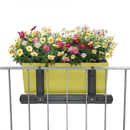 Lechuza Balconera Color 50 kiemelhető belsővel és önöntöző készlettel Palaszürke